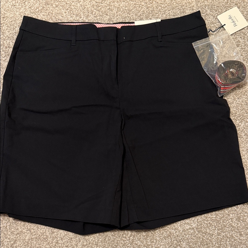 Rafaella Black Tailored Bermuda Shorts
